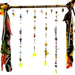 Unique Artisan Glass Window /Wall /Garden Hangings from Luna Mountain Supply Co